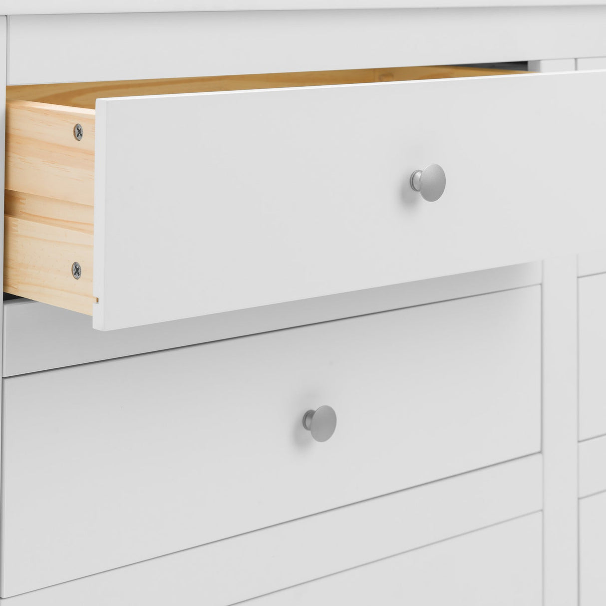 Wooden Chest Of 6 Drawers Wide - Radley