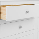 Wooden Chest Of 6 Drawers Wide - Radley