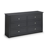 Wooden Chest Of 6 Drawers Wide - Radley