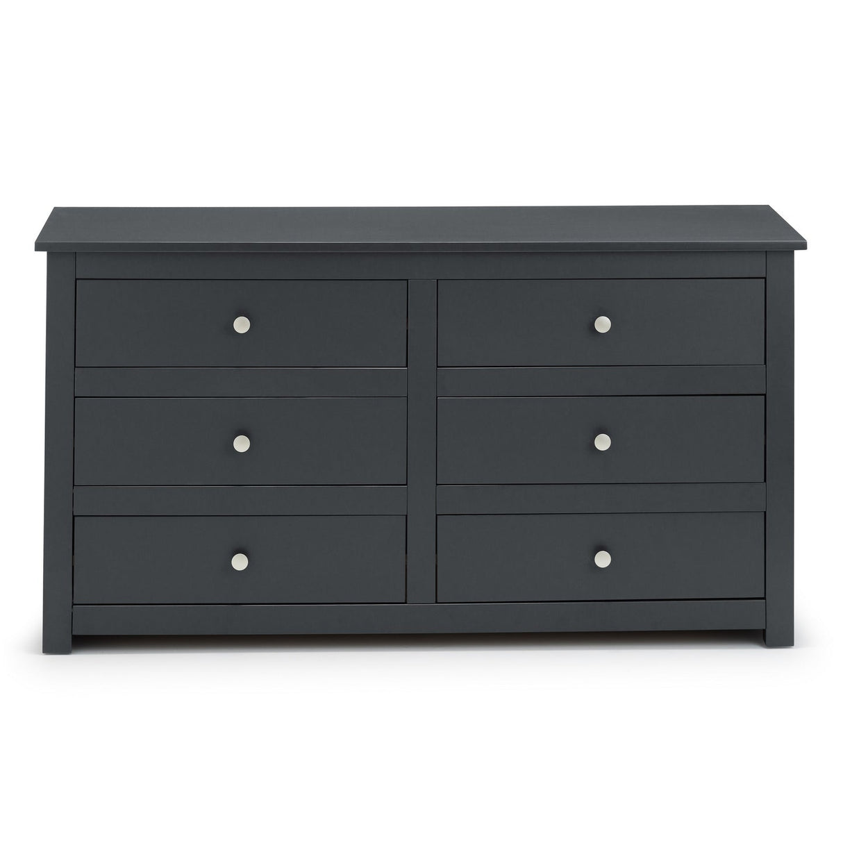 Wooden Chest Of 6 Drawers Wide - Radley