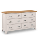 Wooden Chest Of 6 Drawers Wide - Richmond