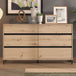 Wooden Chest Of 6 Drawers 157cm Wide - Zavala