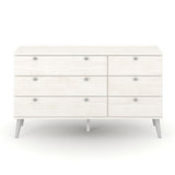Wooden Chest Of 6 Drawers With Plastic Legs - Augusta