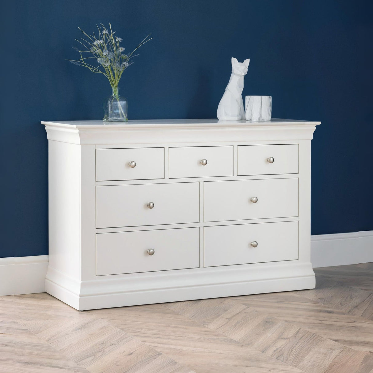 Wooden Chest Of 7 Drawers - Clermont