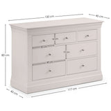 Wooden Chest Of 7 Drawers - Clermont