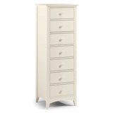 Wooden Chest Of 7 Drawers Narrow - Cameo