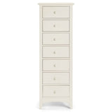 Wooden Chest Of 7 Drawers Narrow - Cameo