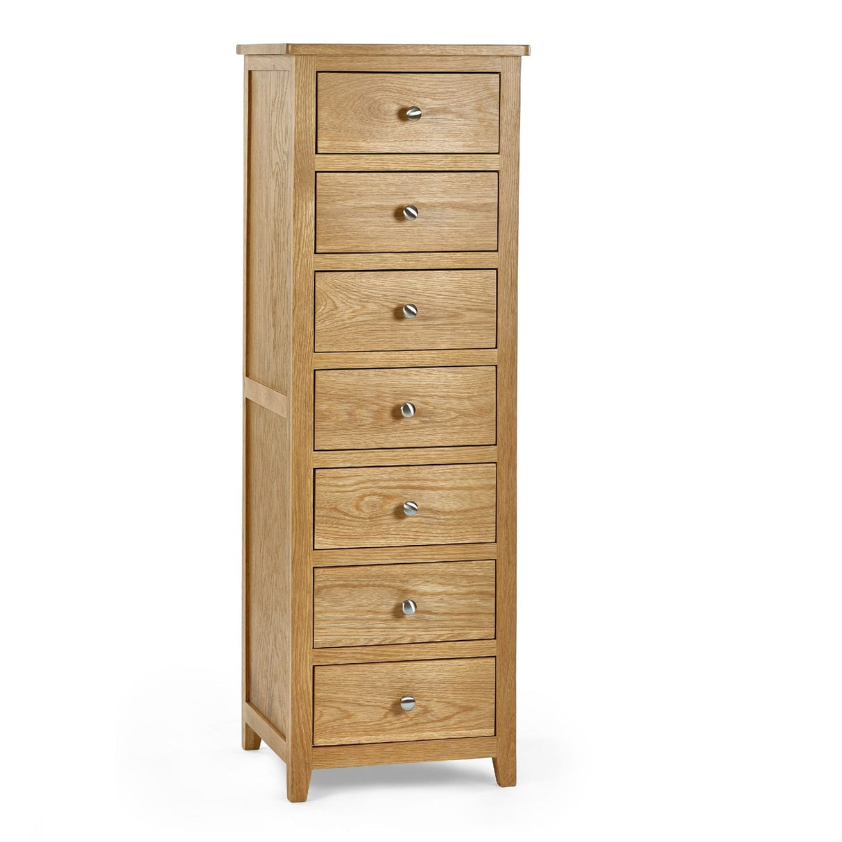 Wooden Chest Of 7 Drawers Narrow - Mallory