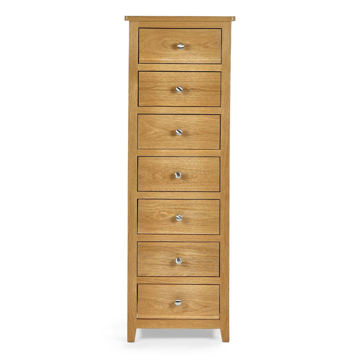 Wooden Chest Of 7 Drawers Narrow - Mallory