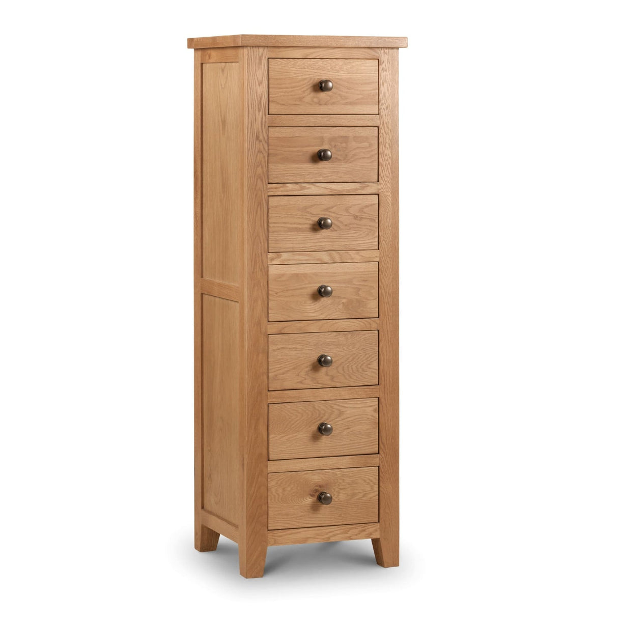 Wooden Chest Of 7 Drawers Narrow - Marlborough