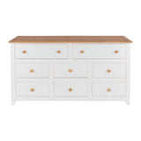 Wooden Chest Of 8 Drawers - Capri