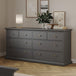 Wooden Chest Of 8 Drawers - Paris
