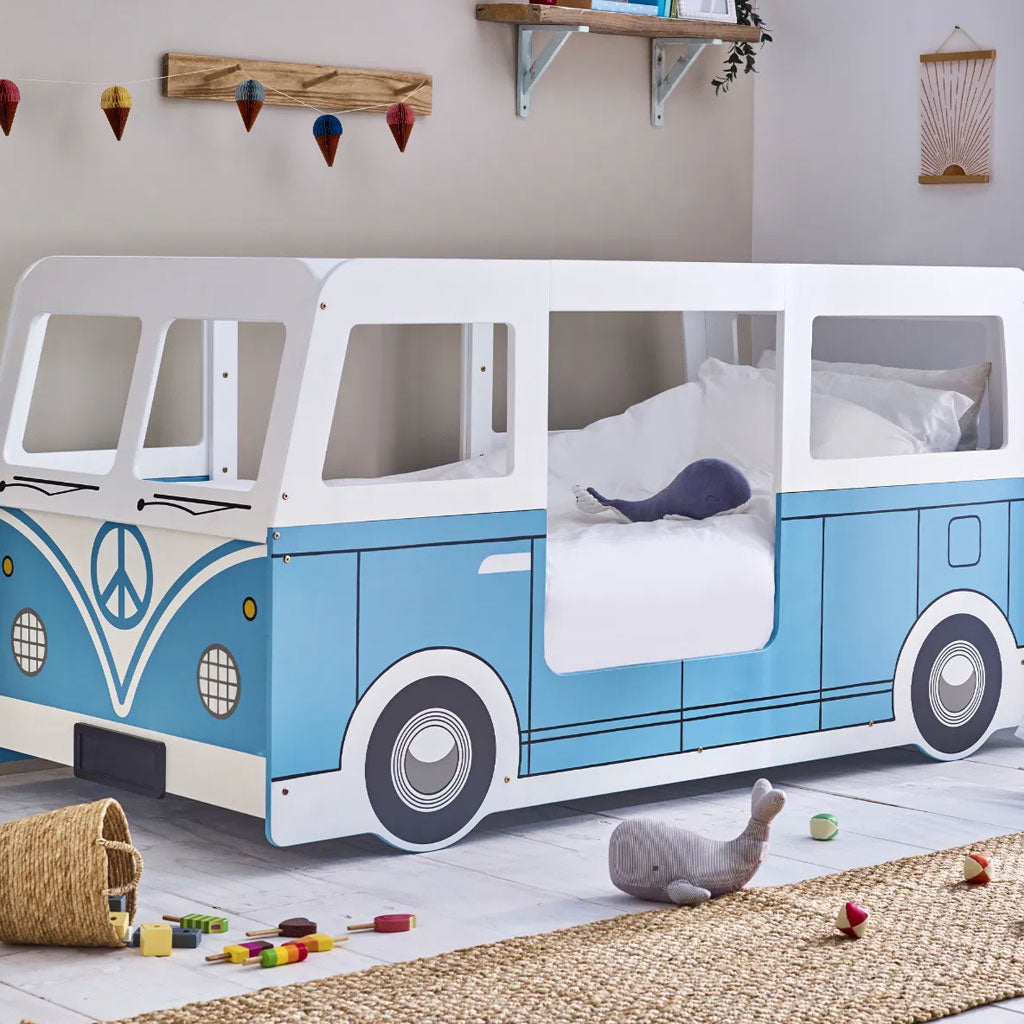 Wooden Children Bed - Campervan