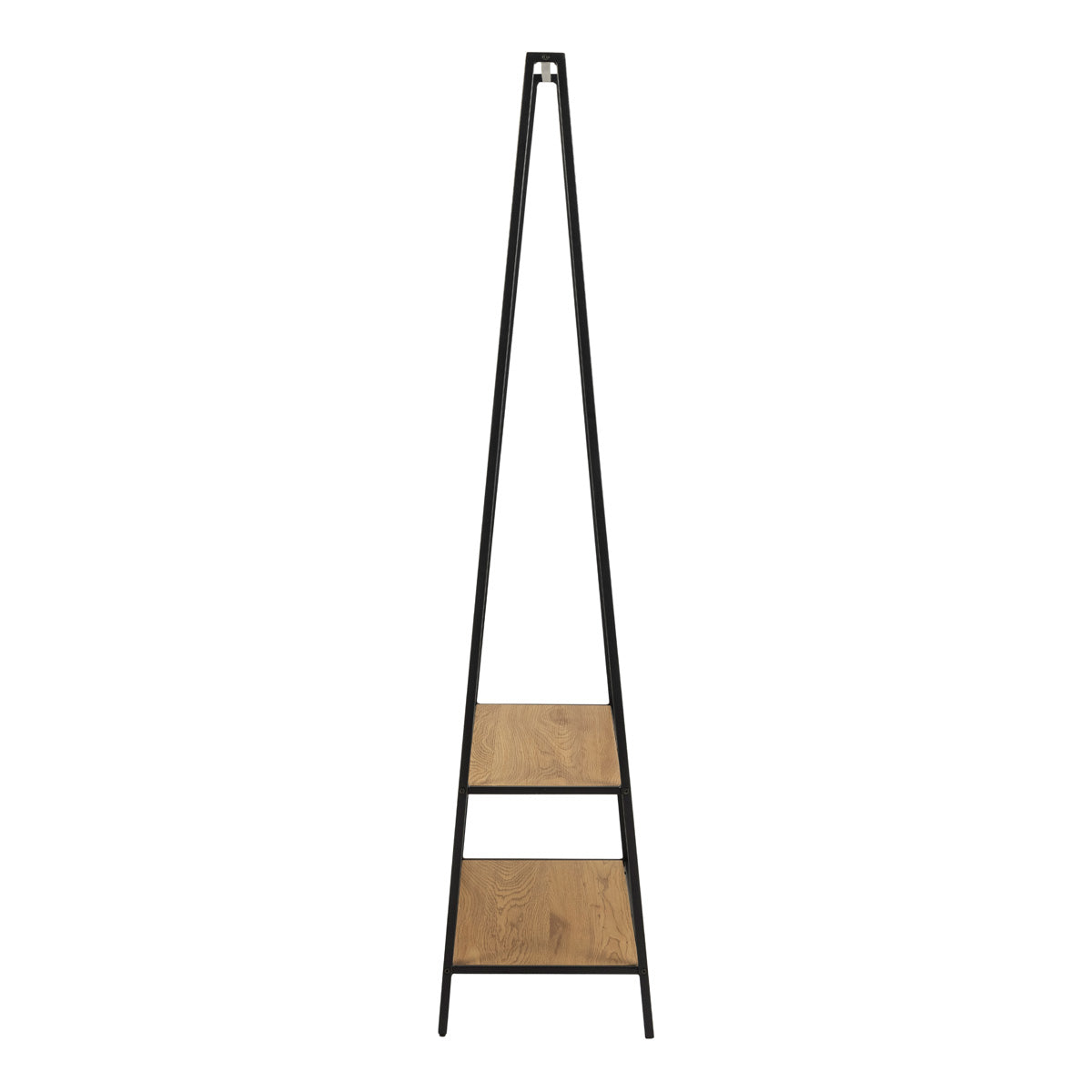Wooden Clothes Rack With 2 Wooden Shelves - Seaford