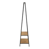 Wooden Clothes Rack With 2 Wooden Shelves - Seaford