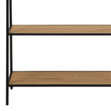 Wooden Clothes Rack With 2 Wooden Shelves - Seaford