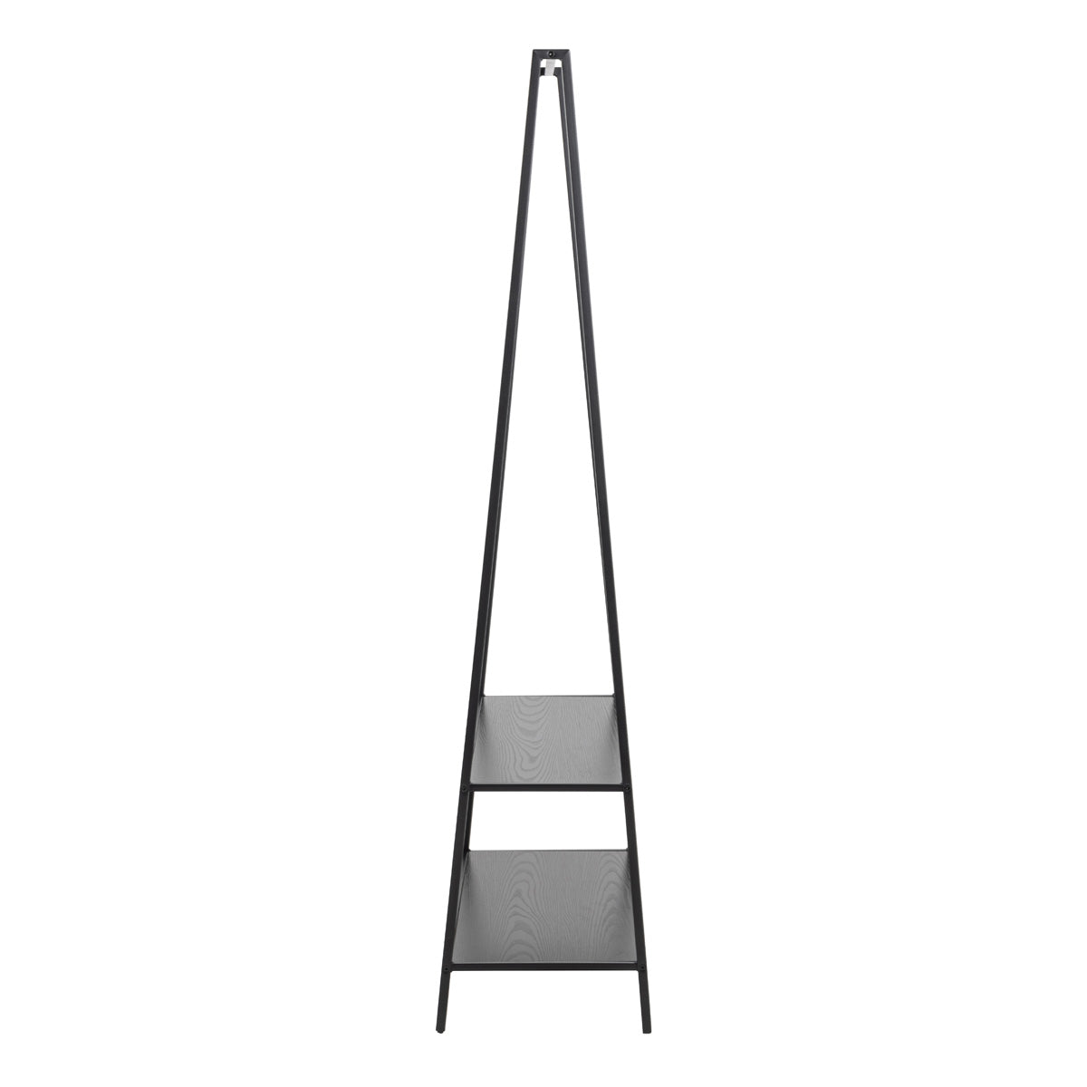 Wooden Clothes Rack With 2 Wooden Shelves - Seaford