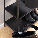 Wooden Clothes Rack With 2 Wooden Shelves - Seaford