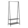 Wooden Clothes Rack With 2 Wooden Shelves - Seaford