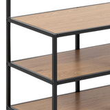 Wooden Clothes Rack With 3 Wooden Shelves - Seaford