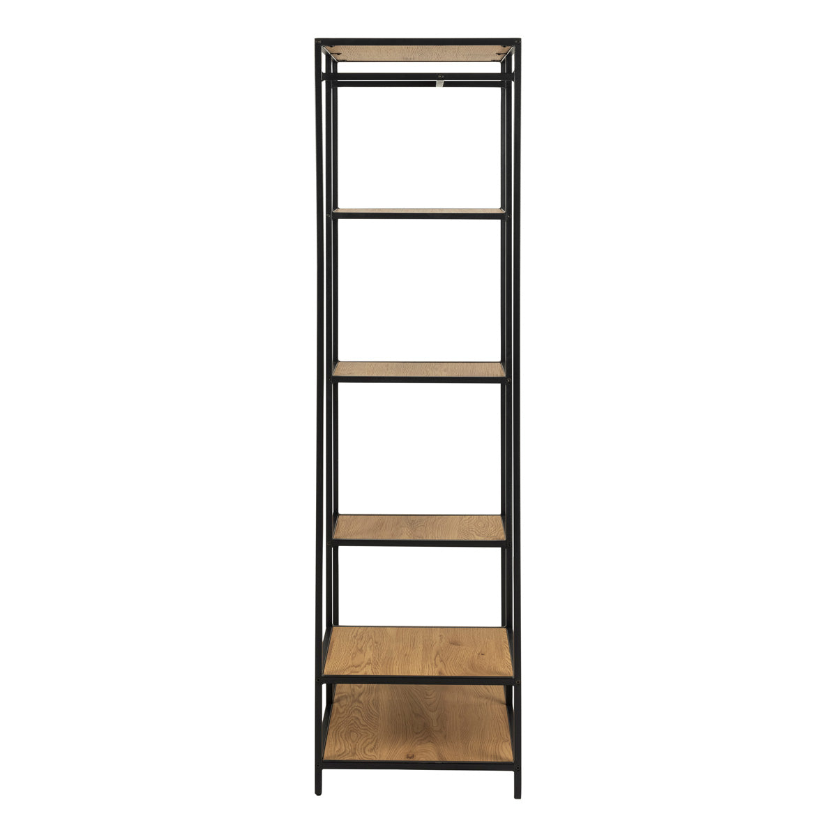 Wooden Clothes Rack With 5 Wooden Shelves - Seaford