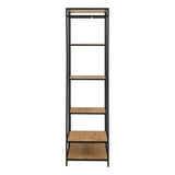 Wooden Clothes Rack With 5 Wooden Shelves - Seaford