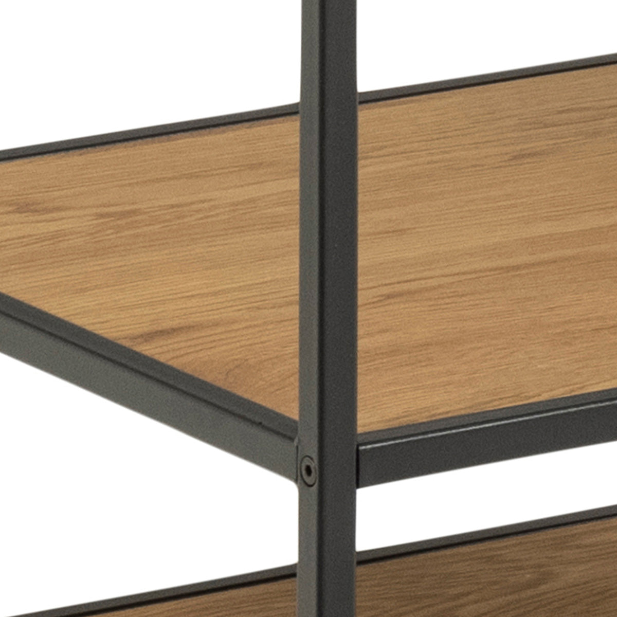 Wooden Clothes Rack With 5 Wooden Shelves - Seaford