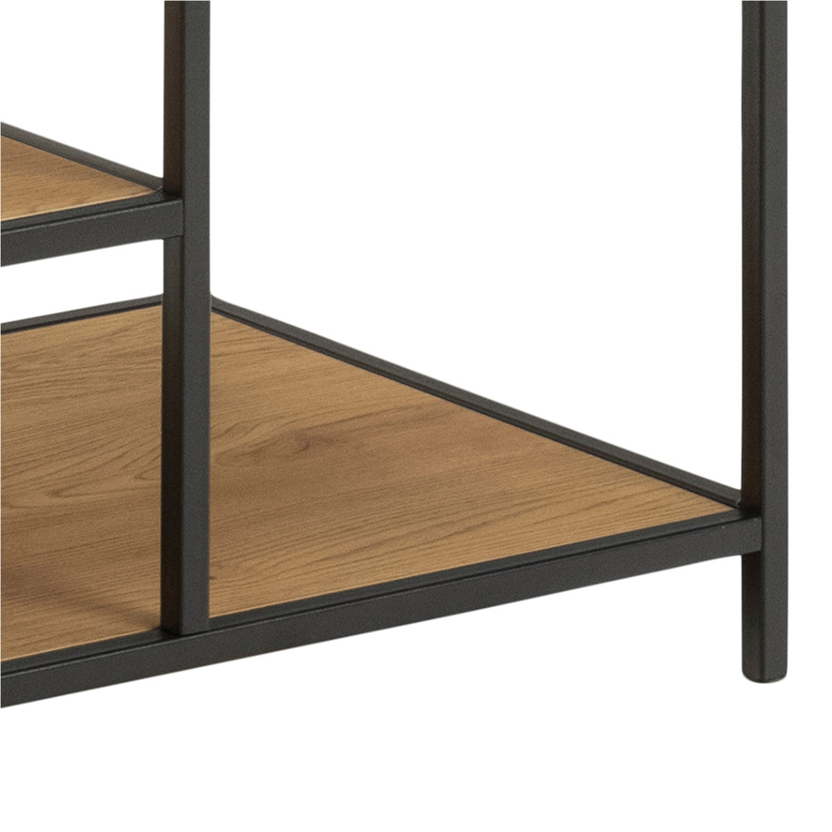 Wooden Clothes Rack With 5 Wooden Shelves - Seaford