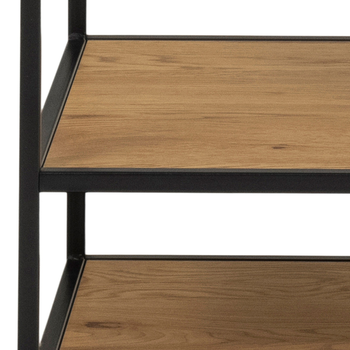 Wooden Clothes Rack With 5 Wooden Shelves - Seaford