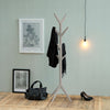 Wooden Coat Hanger With 8 Hooks - Ascot