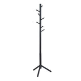 Wooden Coat Stand With 7 Hooks Asymmetrical Design - Bremen