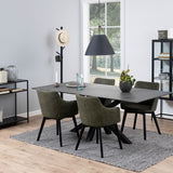 Wooden Coat Stand With 7 Hooks Asymmetrical Design - Bremen