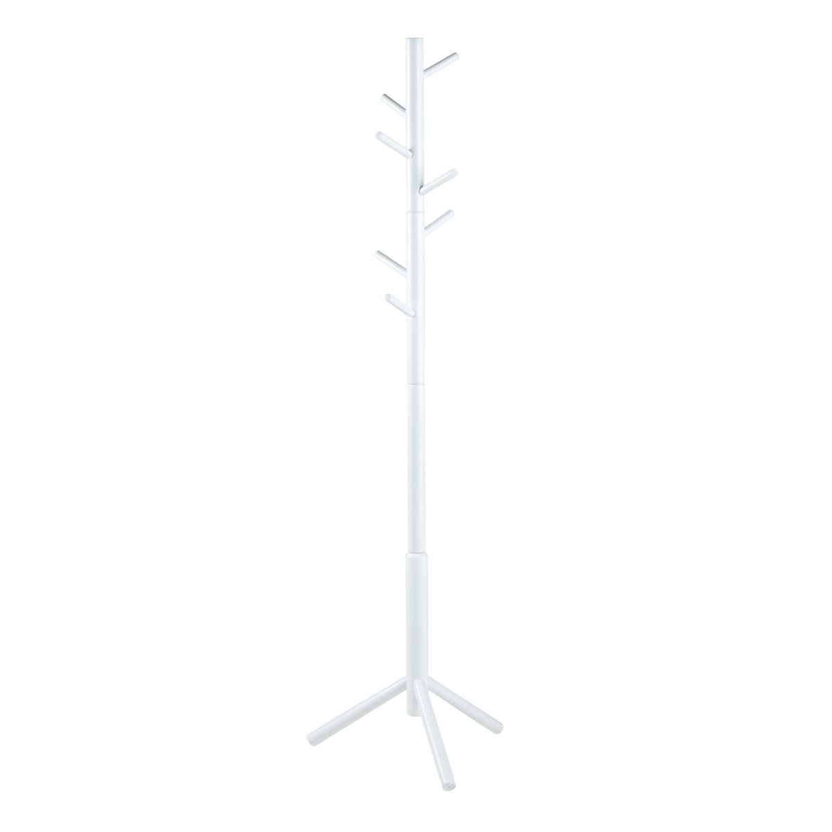 Wooden Coat Stand With 7 Hooks Asymmetrical Design - Bremen