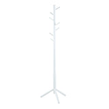 Wooden Coat Stand With 7 Hooks Asymmetrical Design - Bremen
