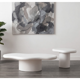 Wooden Coffee And End Table in Irregular Shape - Marcello
