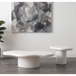 Wooden Coffee And End Table in Irregular Shape - Marcello