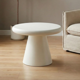 Wooden Coffee and End Table in Round - Emilia