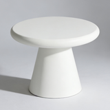 Wooden Coffee and End Table in Round - Emilia