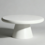 Wooden Coffee and End Table in Round - Emilia