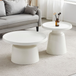 Wooden Coffee and End Table in Round - Picollo