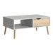 Wooden Coffee Table With 1 Drawer And 1 Shelf - Oslo