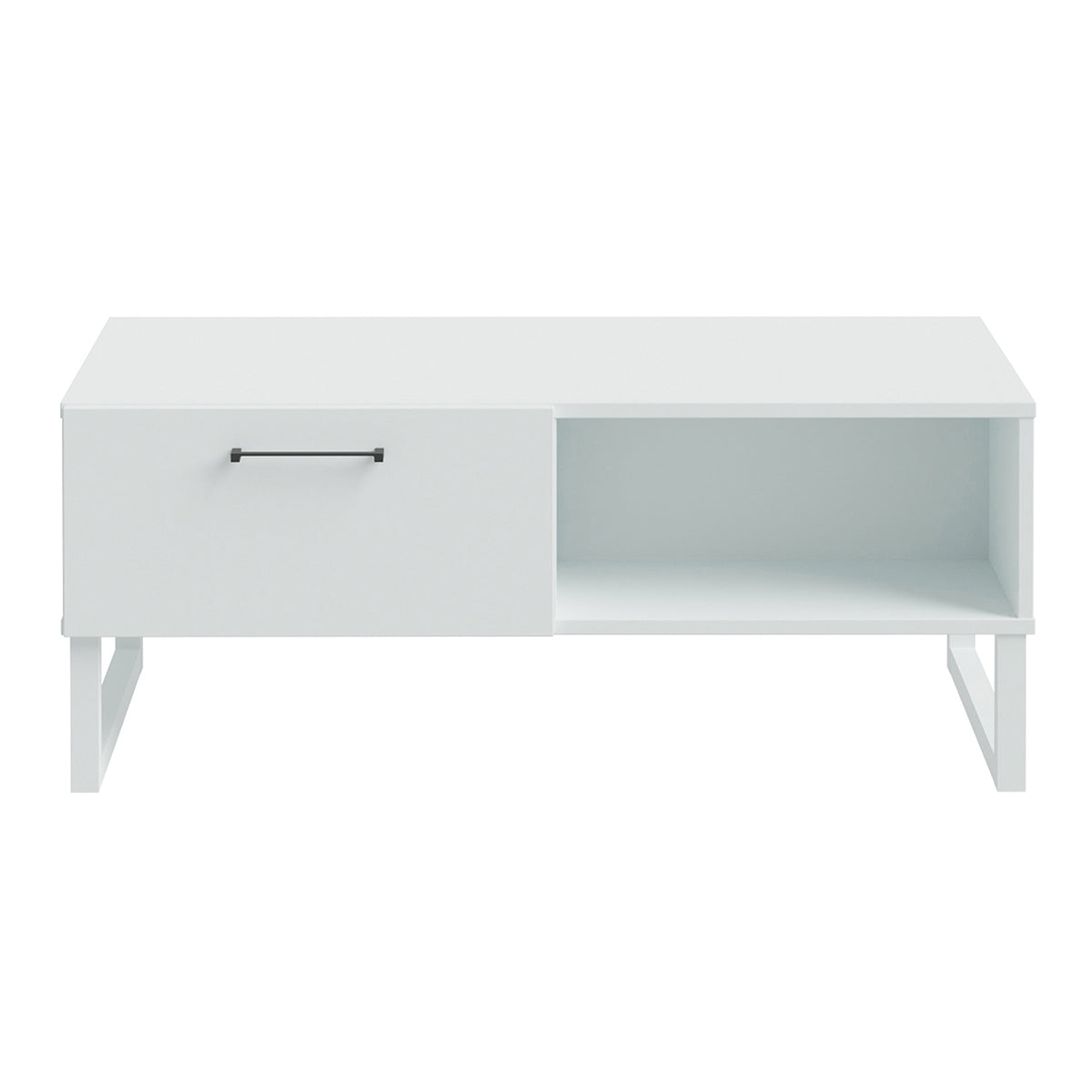 Wooden Coffee Table With 1 Drawer And 1 Shelf - Sali