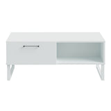 Wooden Coffee Table With 1 Drawer And 1 Shelf - Sali