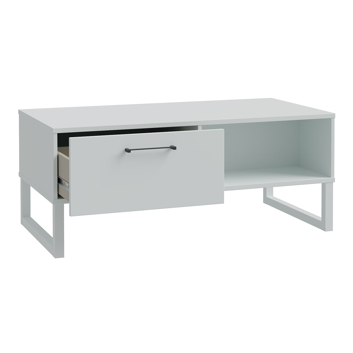 Wooden Coffee Table With 1 Drawer And 1 Shelf - Sali