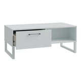Wooden Coffee Table With 1 Drawer And 1 Shelf - Sali