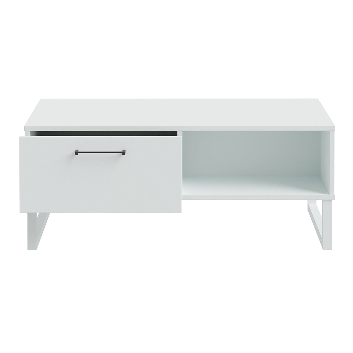 Wooden Coffee Table With 1 Drawer And 1 Shelf - Sali