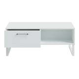 Wooden Coffee Table With 1 Drawer And 1 Shelf - Sali
