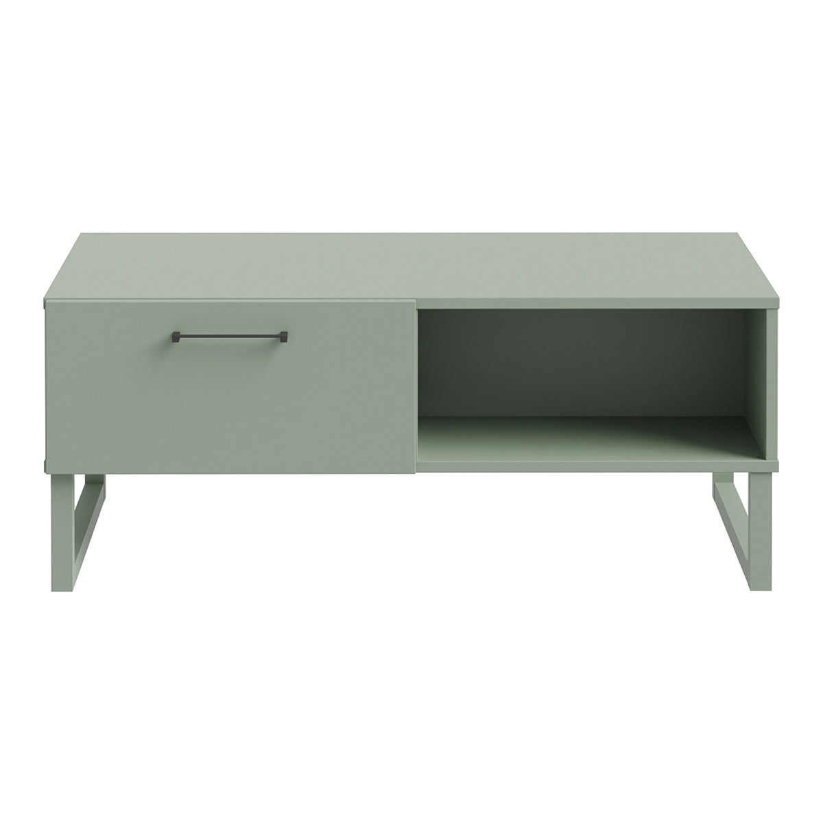 Wooden Coffee Table With 1 Drawer And 1 Shelf - Sali