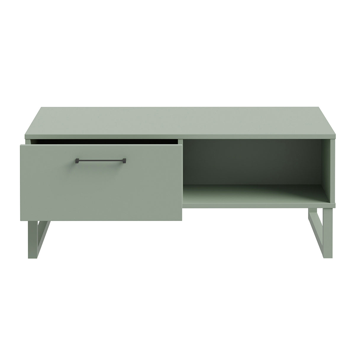 Wooden Coffee Table With 1 Drawer And 1 Shelf - Sali