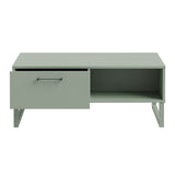 Wooden Coffee Table With 1 Drawer And 1 Shelf - Sali
